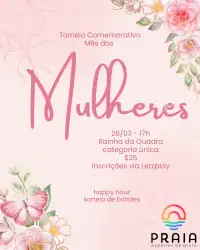 Mês das Mulheres - Rainha da Quadra - Categoria Ãºnica