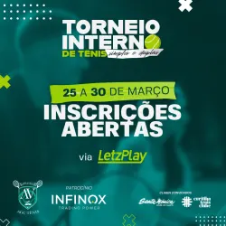 TORNEIO DE TÊNIS INTERNO SIMPLES E DUPLAS - 2025 - FEMININO C/D - DUPLA