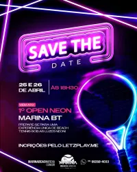 1 Open Neon Marina BT - Duplas Masculina Intermediária