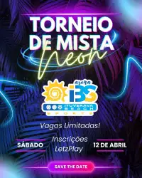 Torneio de mista Neon IBS - Dupla - Mista C