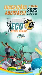 1° ETAPA ECO BEACH TENNIS 2025 DE RIO DAS OSTRAS - valendo ranking "Copa dos Municípios"