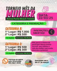 1° TORNEIO SICOOB CREDIP DE BEACH TENNIS - Casa feminino