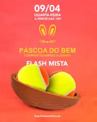 Flash de Mista Solidário de Páscoa  - Flash Páscoa Solidária Intermediária (C/B)
