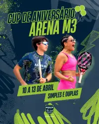 CUP DE ANIVERSÁRIO DA ARENA M3 - MASCULINA INICIANTE