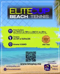 ELITE CUP BEACH TENNIS - FBT700 - Dupla Masculina C