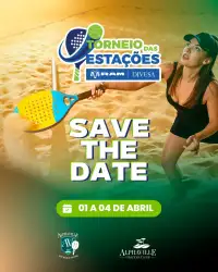 BEACH TENNIS: TORNEIO DAS ESTAÇÕES RAM | DIVESA - ETAPA OUTONO  - DUPLA MISTA C+B