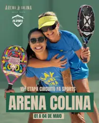 15ª Etapa Circuito FA Sports 2025 - Arena Colina (Uberlândia - MG) - Dupla Mista B