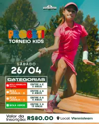 TORNEIO KIDS PROGETI - 1ª ETAPA - BOLA VERDE  B (Iniciante)