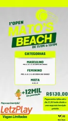 1º OPEN DE BEACH TENNIS MATO’S BEACH