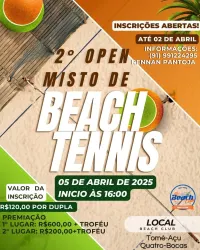 2º Open de Beach Tennis de Tomé açu - Masculino (C+D)