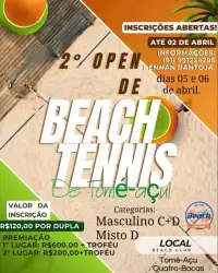 2º Open de Beach Tennis de Tomé açu - Feminino D