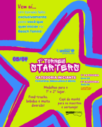 1º TORNEIO STARTERS - Feminina iniciante