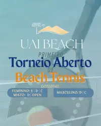 1º Torneio Aberto de Beach Tennis na Uai Beach - DUPLA FEMININA C 