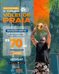3º Flash Volei - Wave Beach Sports - MASCULINO OPEN