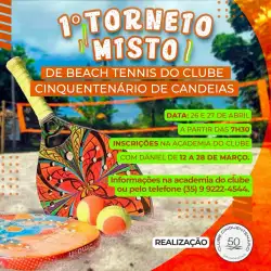 1º Torneio Misto de Beach Tennis do Clube Cinquentenário - Dupla Mista