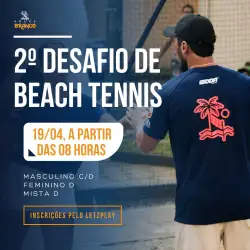 2˚ DESAFIO ARENA BRANCO DE BEACH TENNIS - DUPLA FEMININA D