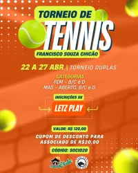 Torneio de Tênis do Cabana Clube - Dupla  - DUPLA - MASCULINO B/C