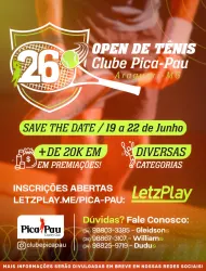 26º PICA-PAU OPEN DE TÊNIS - ARAGUARI-MG - 5ª Classe - B - Tênis 