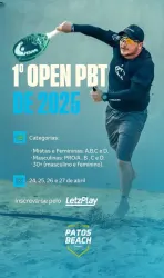 1º OPEN PBT DE 2025 - MASCULINO C