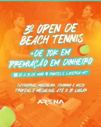 3º OPEN DE BEACH TENNIS - CATEGORIA MASCULINO B