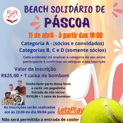 Beach Solidário de Páscoa - A.A.S.R  - MASCULINA A