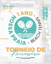 Torneio de Aniversário 1 ano Nossa Praia Beach Tennis - Mista D