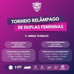 TORNEIO RELÂMPAGO FEMININO  - Feminino iniciante 