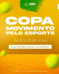 COPA MOVIMENTO PELO ESPORTE DE BEACH TENNIS - FEMININA INICIANTES