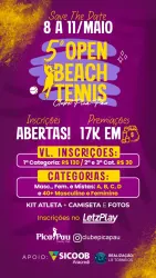 5º OPEN DE BEACH TENNIS - PICA PAU COUNTRY CLUB - Mista D