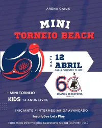 MINITORNEIO - ARENA CAIUÁ  - FEMININO - INICIANTE