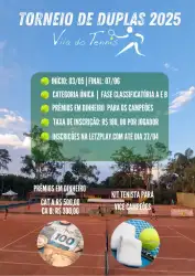 6º Torneio de Duplas Vila do Tennis / 2025  - Categoria Única