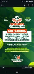 1º TORNEIO VM DE DUPLAS 2025 - D3 