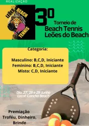 3° torneio do Leôes do beach tennis  - Masculino D