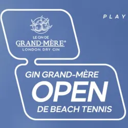 🎾 Gin Grand-mère Open de Beach Tennis - Edição 6 Quadras🎾