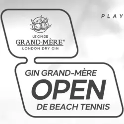 🎾 Gin Grand-mère Open de Beach Tennis - Edição White🎾