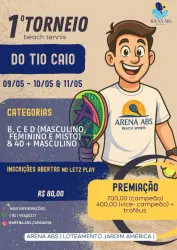 1⁰ Torneio de Beach Tennis do Tio Caio - Categoria C Masculina