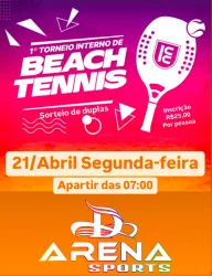 1° Torneio Interno de Beach Tennis Arena D Sports