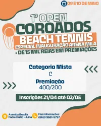 1º OPEN INAUGURAÇÃO ARENA MILA COROADOS  - MISTO C