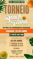 Torneio de Beach Tennis em Prol do Campeonato Paraense