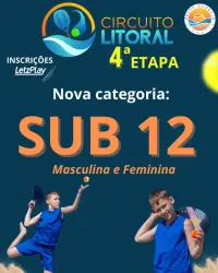 4° Etapa Circuito Litoral - Arena Guarujá  - Sub 12 Masculino