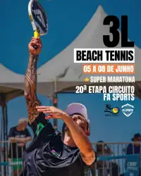 20ª Etapa Circuito FA Sports 2025 - Super Maratona - 3L Beach Tennis (Uberlândia - MG) - Dupla Feminino D