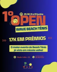 1º Open Wave - Beach Tênis - SIMPLES MASC. D