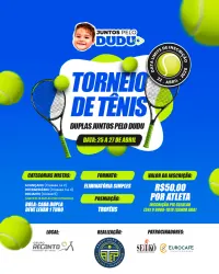 Torneio de Tênis Juntos pelo Dudu (Duplas) - Dupla Mista - Nível Avançado (1 e 2)