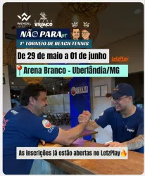 1˚ TORNEIO DE BEACH TENNIS “NÃO PARA BT” - DUPLA FEMININA D