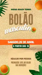 Bolão Arena Beach Tennis Masculino C/D