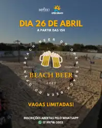 BEACH BEER - OPEN BEACH FERNANDÓPOLIS - BEACH BEER - MASCULINO