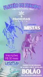 Playzão de Feriado - 2ª edição PAINEIRAS  - Mista Bronze (iniciante e D)