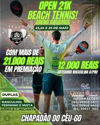 OPEN 21K DE BEACH TENNIS ARENA AQUARIUS