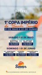 1º COPA IMPERIO  DE BEACH TENNIS  - MISTA INICIANTE ( 9:30 hrs )
