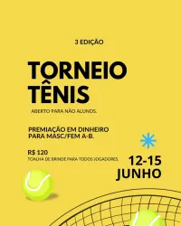 3ª TORNEIO INTERNO TÊNIS - Masculino D